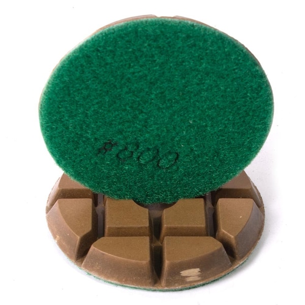 Specialty Diamond Resin Dry/Wet Floor Polishing Diamond Pad, 3 Inch 9mm Thick, 800 Grit 3800FPAD - main